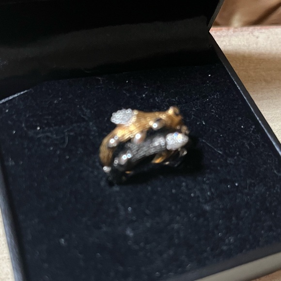 Stephen Dweck Diamonds NWT
Gold /Sterling Branch Stack Rings Size 6 🖤 - Picture 2 of 12